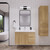 ELSA Elsa 36” Floating Bathroom Vanity With Royal White Reinforced Acrylic Sink Top (Right Side Drawers)  ELSA Elsa 36” Floating Bathroom Vanity With Royal White Reinforced Acrylic Sink Top (Right Side Drawers)
