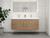 ELSA 60" WALL MOUNTED VANITY WITH DOUBLE REINFORCED ACRYLIC SINK   ELSA 60" WALL MOUNTED VANITY WITH DOUBLE REINFORCED ACRYLIC SINK