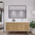 ELSA Elsa 60” Floating Bathroom Vanity with White Reinforced Acrylic Single Royal Sink Top (Right Side)  ELSA Elsa 60” Floating Bathroom Vanity with White Reinforced Acrylic Single Royal Sink Top (Right Side)
