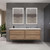 Sage SAGE 72" DOUBLE SINK WALL MOUNTED MODERN VANITY (72DD)  Sage SAGE 72" DOUBLE SINK WALL MOUNTED MODERN VANITY (72DD)