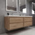 Sage SAGE 72" DOUBLE SINK WALL MOUNTED MODERN VANITY (72DD)  Sage SAGE 72" DOUBLE SINK WALL MOUNTED MODERN VANITY (72DD)