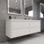 Sage SAGE 84" DOUBLE SINK WALL MOUNTED MODERN VANITY (84DD)  Sage SAGE 84" DOUBLE SINK WALL MOUNTED MODERN VANITY (84DD)