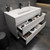 MAX16 MAX  42" Wall Mounted Bath Vanity with 16 Acrylic Sink  MAX16 MAX  42" Wall Mounted Bath Vanity with 16 Acrylic Sink