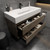 MAX16 MAX  42" Wall Mounted Bath Vanity with 16 Acrylic Sink  MAX16 MAX  42" Wall Mounted Bath Vanity with 16 Acrylic Sink