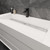 MAX16 MAX 48" Wall Mounted Bath Vanity with 16 Acrylic Sink  MAX16 MAX 48" Wall Mounted Bath Vanity with 16 Acrylic Sink