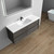 Kingdee 60'' Wall Mounted Single Sink  Vanity With Acrylic top   Kingdee 60'' Wall Mounted Single Sink  Vanity With Acrylic top