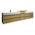MAX16 MAX 116" Wall Mounted Bath Vanity with 16 Acrylic Sink W/Small Side Cabinet  MAX16 MAX 116" Wall Mounted Bath Vanity with 16 Acrylic Sink W/Small Side Cabinet