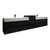 MAX16 MAX 116" Wall Mounted Bath Vanity with 16 Acrylic Sink W/Small Side Cabinet  MAX16 MAX 116" Wall Mounted Bath Vanity with 16 Acrylic Sink W/Small Side Cabinet