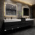 MAX16 MAX 116" Wall Mounted Bath Vanity with 16 Acrylic Sink W/Small Side Cabinet  MAX16 MAX 116" Wall Mounted Bath Vanity with 16 Acrylic Sink W/Small Side Cabinet