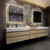 MAX16 MAX 116" Wall Mounted Bath Vanity with 16 Acrylic Sink W/Small Side Cabinet  MAX16 MAX 116" Wall Mounted Bath Vanity with 16 Acrylic Sink W/Small Side Cabinet