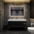 MAX16 MAX 60" Wall Mounted Bath Vanity with 16 Acrylic Sink/Single Faucet Hole 