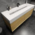 MAX16 MAX 60" Wall Mounted Bath Vanity with 16 Acrylic Sink/Single Faucet Hole 