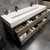 MAX16 MAX 72" Wall Mounted Bath Vanity with 16 Acrylic Sink/Double Faucet Holes  MAX16 MAX 72" Wall Mounted Bath Vanity with 16 Acrylic Sink/Double Faucet Holes
