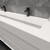MAX16 MAX 72" Wall Mounted Bath Vanity with 16 Acrylic Sink/Double Faucet Holes  MAX16 MAX 72" Wall Mounted Bath Vanity with 16 Acrylic Sink/Double Faucet Holes