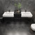 MAX16 MAX 92"D Wall Mounted Bath Vanity with 16 Acrylic Sink W/Small Side Cabinet  MAX16 MAX 92"D Wall Mounted Bath Vanity with 16 Acrylic Sink W/Small Side Cabinet