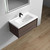 BELLA 36'' WALL MOUNTED VANITY WITH ACRYLIC TOP   BELLA 36'' WALL MOUNTED VANITY WITH ACRYLIC TOP