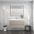 BOW 42" WALL MOUNTED BATH VANITY WITH REINFORCED ACRYLIC SINK   BOW 42" WALL MOUNTED BATH VANITY WITH REINFORCED ACRYLIC SINK