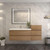 BOW 62" WALL MOUNTED BATH VANITY WITH REINFORCED ACRYLIC SINK W/SMALL SIDE CABINET   BOW 62" WALL MOUNTED BATH VANITY WITH REINFORCED ACRYLIC SINK W/SMALL SIDE CABINET