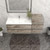 BOW 62" WALL MOUNTED BATH VANITY WITH REINFORCED ACRYLIC SINK W/SMALL SIDE CABINET   BOW 62" WALL MOUNTED BATH VANITY WITH REINFORCED ACRYLIC SINK W/SMALL SIDE CABINET