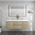 BOW 60" WALL MOUNTED BATH VANITY WITH DOUBLE REINFORCED ACRYLIC SINK   BOW 60" WALL MOUNTED BATH VANITY WITH DOUBLE REINFORCED ACRYLIC SINK