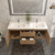 BOW 60" FLOATING BATHROOM  VANITY WITH DOUBLE REINFORCED ACRYLIC SINK   BOW 60" FLOATING BATHROOM  VANITY WITH DOUBLE REINFORCED ACRYLIC SINK