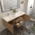 BOW 60" FLOATING BATHROOM  VANITY WITH DOUBLE REINFORCED ACRYLIC SINK   BOW 60" FLOATING BATHROOM  VANITY WITH DOUBLE REINFORCED ACRYLIC SINK