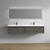 BELLA 84'' FLOATING BATHROOM VANITY WITH DOUBLE SINK ACRYLIC TOP   BELLA 84'' FLOATING BATHROOM VANITY WITH DOUBLE SINK ACRYLIC TOP