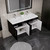 ELSA Elsa 48” Floating Double Vanity With Royal White Reinforced Acrylic Double Sink Top  ELSA Elsa 48” Floating Double Vanity With Royal White Reinforced Acrylic Double Sink Top