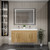 ELSA Elsa 48” Floating Double Vanity With Royal White Reinforced Acrylic Double Sink Top  ELSA Elsa 48” Floating Double Vanity With Royal White Reinforced Acrylic Double Sink Top
