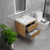 Louis 24" Floating Bathroom Vanity with Reinforced Acrylic Sink in Oak   Louis 24" Floating Bathroom Vanity with Reinforced Acrylic Sink in Oak