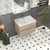 Louis 30" Floating Bathroom Vanity with Reinforced Acrylic Sink in Oak   Louis 30" Floating Bathroom Vanity with Reinforced Acrylic Sink in Oak