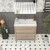  Louis 36" Freestanding Bathroom Vanity with Reinforced Acrylic Sink in Oak 