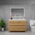  Louis 48" Freestanding Bathroom Vanity with Reinforced Acrylic Sink in Oak 