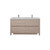 Louis 60" Freestanding Bathroom Vanity with Reinforced Acrylic Double Sink in Oak   Louis 60" Freestanding Bathroom Vanity with Reinforced Acrylic Double Sink in Oak