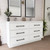 Victoria 60" Solid Wood Freestanding Double Vanity with Reinforced Acrylic Double Sink in Oak   Victoria 60" Solid Wood Freestanding Double Vanity with Reinforced Acrylic Double Sink in Oak
