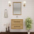 Victoria 24" Solid Wood Floating Bathroom Vanity with Reinforced Acrylic Sink in Oak   Victoria 24" Solid Wood Floating Bathroom Vanity with Reinforced Acrylic Sink in Oak