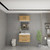 Victoria 30" Solid Wood Floating Bathroom Vanity with Reinforced Acrylic Sink in Oak   Victoria 30" Solid Wood Floating Bathroom Vanity with Reinforced Acrylic Sink in Oak