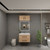 Victoria 30" Solid Wood Floating Bathroom Vanity with Reinforced Acrylic Sink in Oak   Victoria 30" Solid Wood Floating Bathroom Vanity with Reinforced Acrylic Sink in Oak