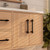 Victoria 36" Solid Wood Floating Bathroom Vanity with Reinforced Acrylic Sink in Oak, Left Side Drawers   Victoria 36" Solid Wood Floating Bathroom Vanity with Reinforced Acrylic Sink in Oak, Left Side Drawers