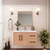 Victoria 36" Solid Wood Floating Bathroom Vanity with Reinforced Acrylic Sink in Oak, Right Side Drawers   Victoria 36" Solid Wood Floating Bathroom Vanity with Reinforced Acrylic Sink in Oak, Right Side Drawers