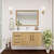 Victoria 42" Solid Wood Floating Bathroom Vanity with Reinforced Acrylic Sink in Oak, Left Side Drawers   Victoria 42" Solid Wood Floating Bathroom Vanity with Reinforced Acrylic Sink in Oak, Left Side Drawers