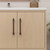Victoria 42" Solid Wood Floating Bathroom Vanity with Reinforced Acrylic Sink in Oak, Left Side Drawers   Victoria 42" Solid Wood Floating Bathroom Vanity with Reinforced Acrylic Sink in Oak, Left Side Drawers