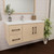 Victoria 42" Solid Wood Floating Bathroom Vanity with Reinforced Acrylic Sink in Oak, Left Side Drawers   Victoria 42" Solid Wood Floating Bathroom Vanity with Reinforced Acrylic Sink in Oak, Left Side Drawers