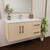 Victoria 42" Solid Wood Floating Bathroom Vanity with Reinforced Acrylic Sink in Oak, Right Side Drawers   Victoria 42" Solid Wood Floating Bathroom Vanity with Reinforced Acrylic Sink in Oak, Right Side Drawers