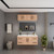 Victoria 48" Solid Wood Floating Bathroom Vanity with Reinforced Acrylic Sink in Oak   Victoria 48" Solid Wood Floating Bathroom Vanity with Reinforced Acrylic Sink in Oak