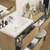 Kingdee 72" Floating Vanity & Makeup Table Set (36+36)   Kingdee 72" Floating Vanity & Makeup Table Set (36+36)