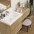 Kingdee 72" Floating Vanity & Makeup Table Set (36+36)   Kingdee 72" Floating Vanity & Makeup Table Set (36+36)