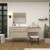Kingdee 72" Floating Vanity & Makeup Table Set (42+30)   Kingdee 72" Floating Vanity & Makeup Table Set (42+30)