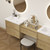 Kingdee 72" Floating Vanity & Makeup Table Set (24+24+24)   Kingdee 72" Floating Vanity & Makeup Table Set (24+24+24)