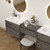 Kingdee 90" Floating Vanity & Makeup Table Set (30+30+30)   Kingdee 90" Floating Vanity & Makeup Table Set (30+30+30)